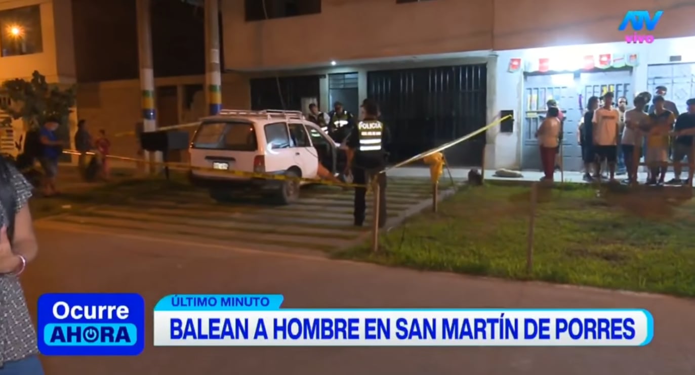 Dos sicarios atacaron a balazos a dos hermanos que estaban dentro de auto en SMP.