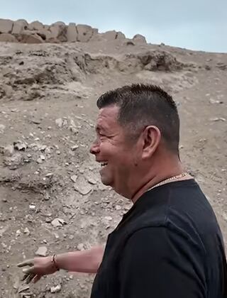 Percy Olivares trepó una huaca en Lateando con Puchungo: “No subo desde que tenía 12 años” | VIDEO