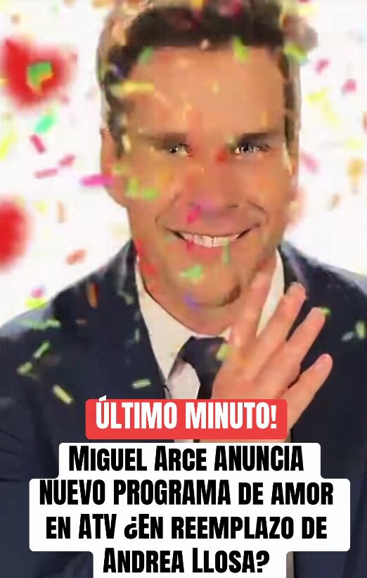 Miguel Arce será conductor en programa de ATV.
