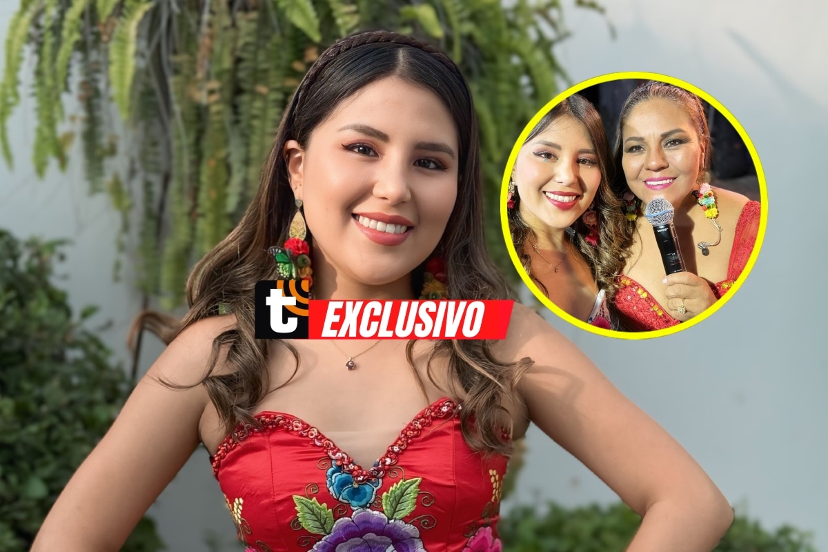 Jackeline Sánchez Páucar, hija de la gran folclórica Dina Páucar, se confiesa con Trome. Foto: Archivo personal Killay.
