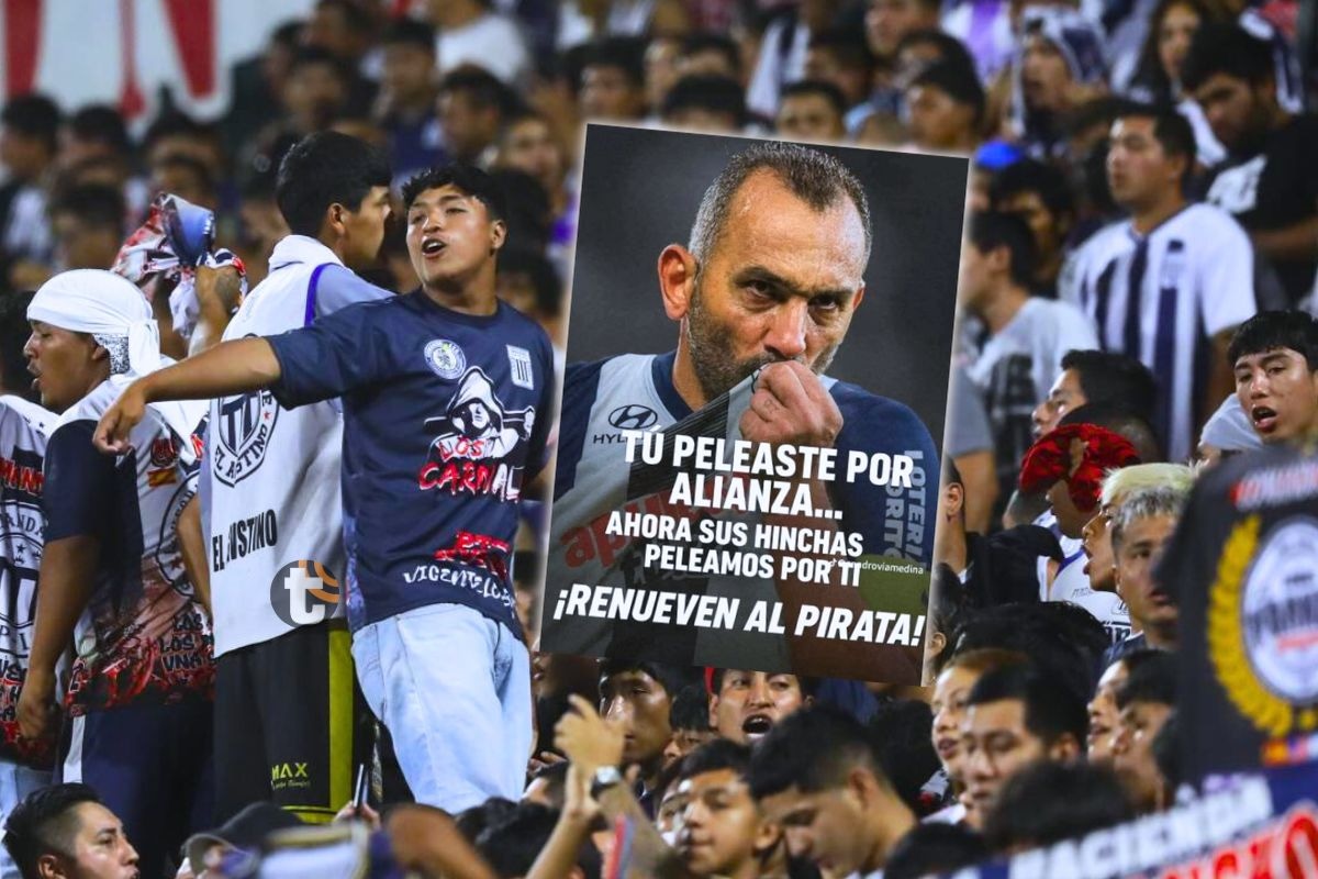 Hinchas de Alianza Lima preparan carteles para defender a Hernám Barcos (Foto: GEC)
