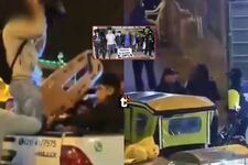 Delincuentes en grupo asaltan a joven en Ate, pero serenos logran reducirlos en rápida intervención