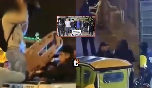 Delincuentes en grupo asaltan a joven en Ate, pero serenos logran reducirlos en rápida intervención