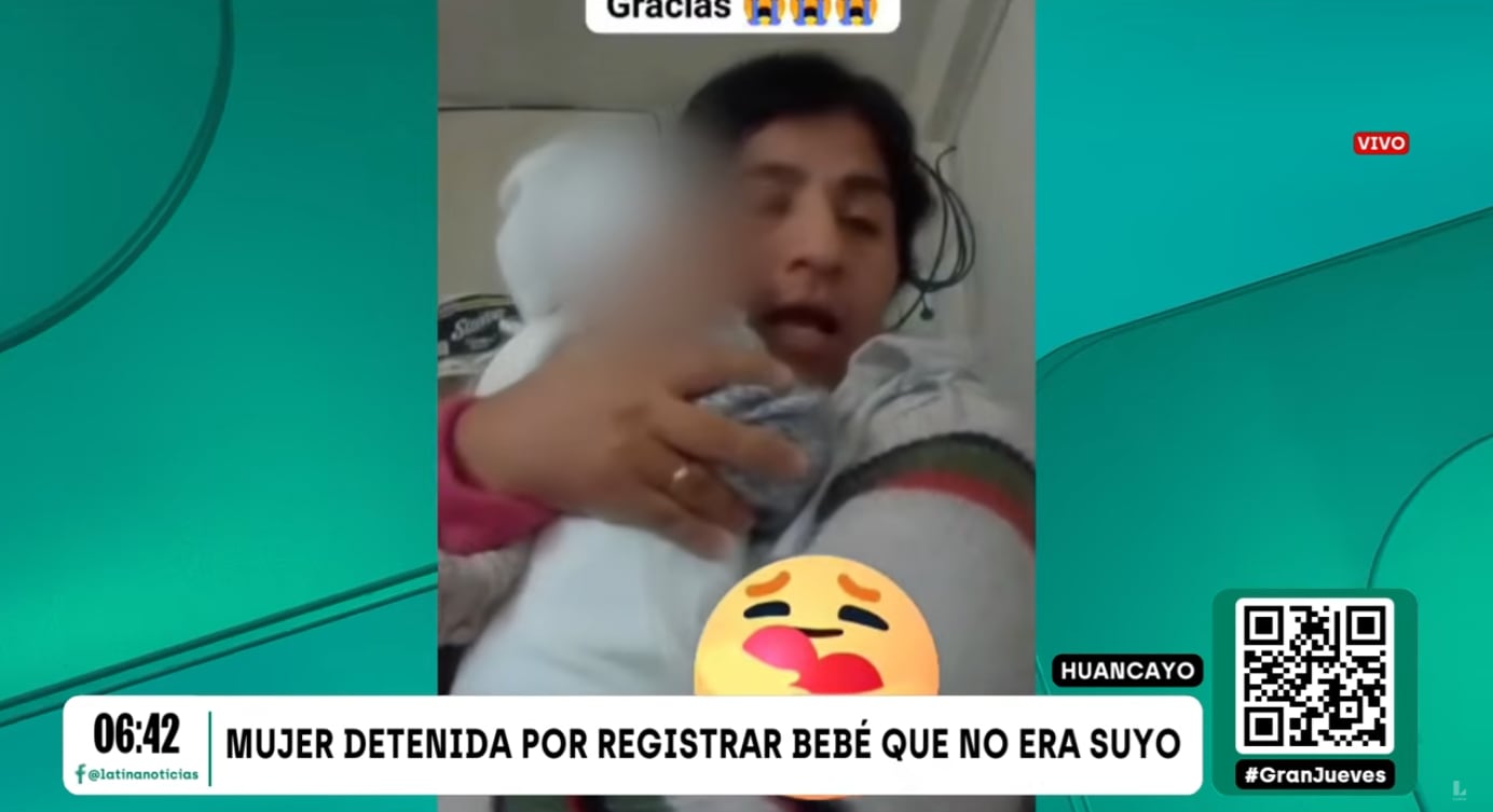 Mujer en Huancayo quiso registrar como hijo suyo a un bebé que era de otra mujer.