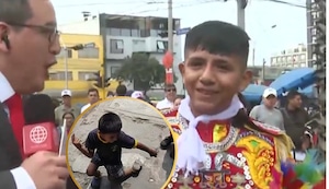 ‘Tilín’, el niño que se hizo viral por su baile, reaparece en la Parada Militar y sorprende con su cambio físico