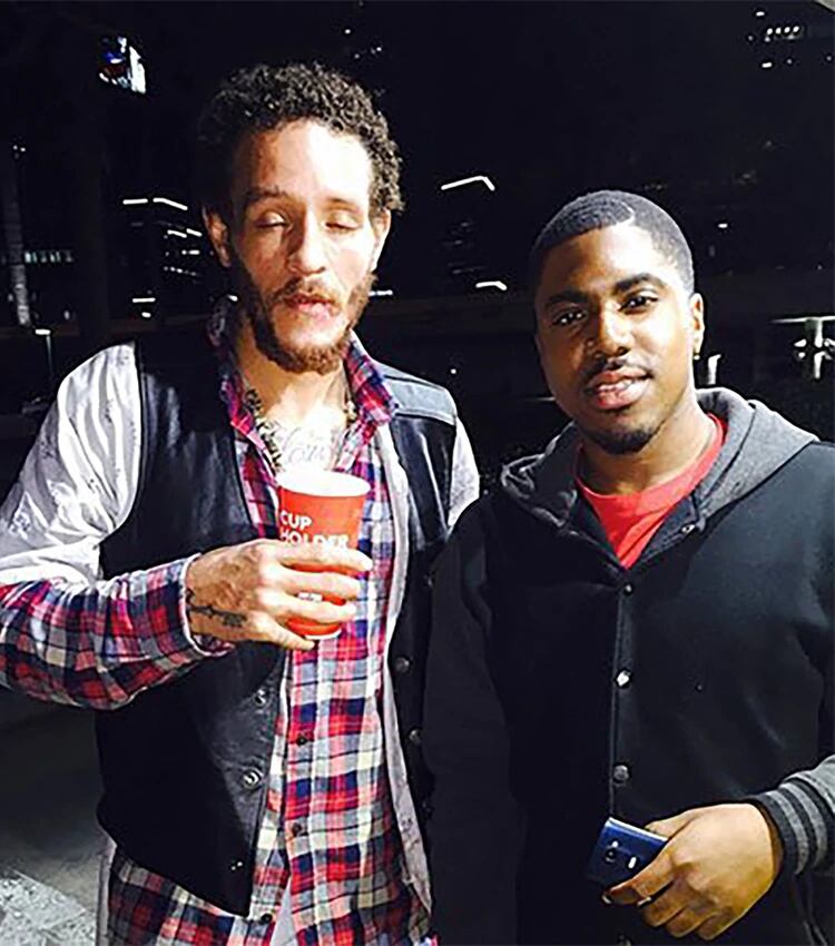 Una de las imágenes de Delonte West que mostraba su estado tras retirarse del baloncesto (Foto: Twitter)