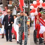 Abuelitos del Hogar Canevaro participan en colorido desfile por Fiestas Patrias