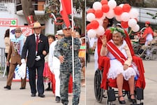 Abuelitos del Hogar Canevaro participan en colorido desfile por Fiestas Patrias