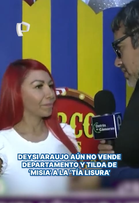 Deysi Araujo cuenta que su departamento de San Isidro tiene deuda y por eso no puede venderlo.