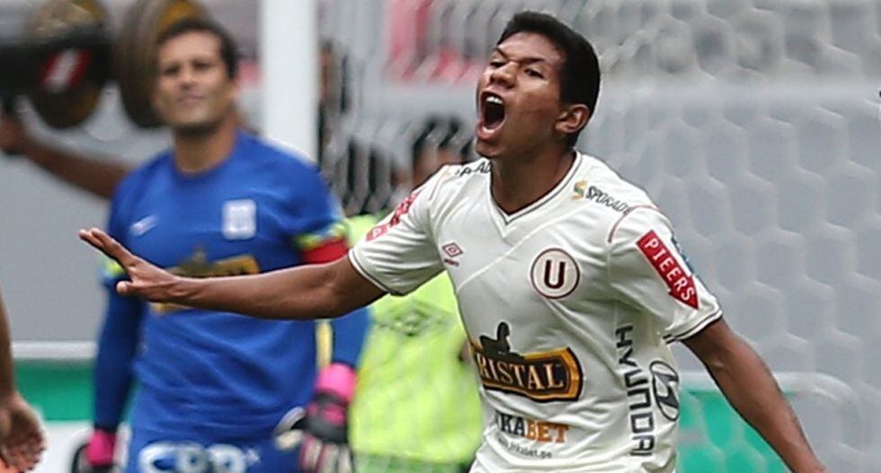 Flores festeja gol ante Alianza Lima (Foto: GEC)