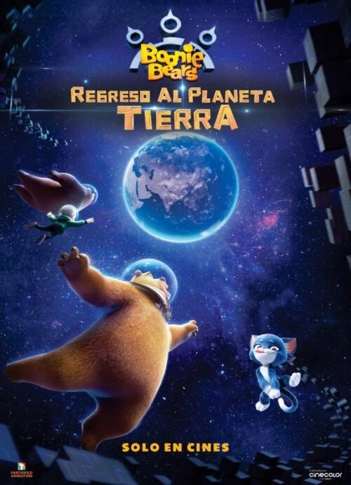 El póster de "Boonie Bears: Regreso a la Tierra" (Foto: Fantawild Animation)