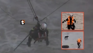 Suspenden temporalmente búsqueda de policía que fue arrastrado por el río Rímac por salvar a perrito