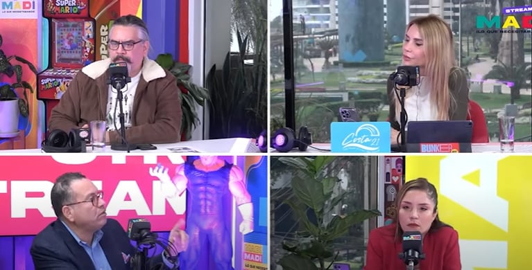 Phillip Butters en el programa de Juliana Oxenford