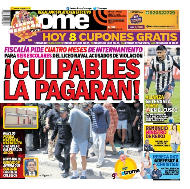 Portada Trome