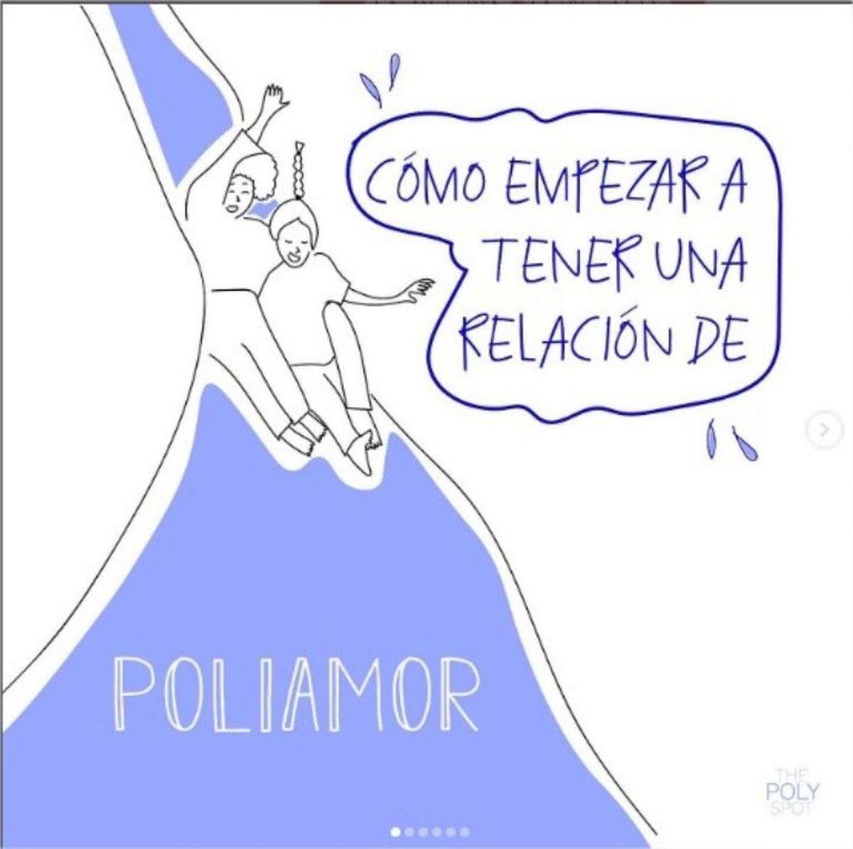 Esta sería la cuenta que Clara Chía Martí sigue y le da like (Foto: The Poly Spot / Instagram)