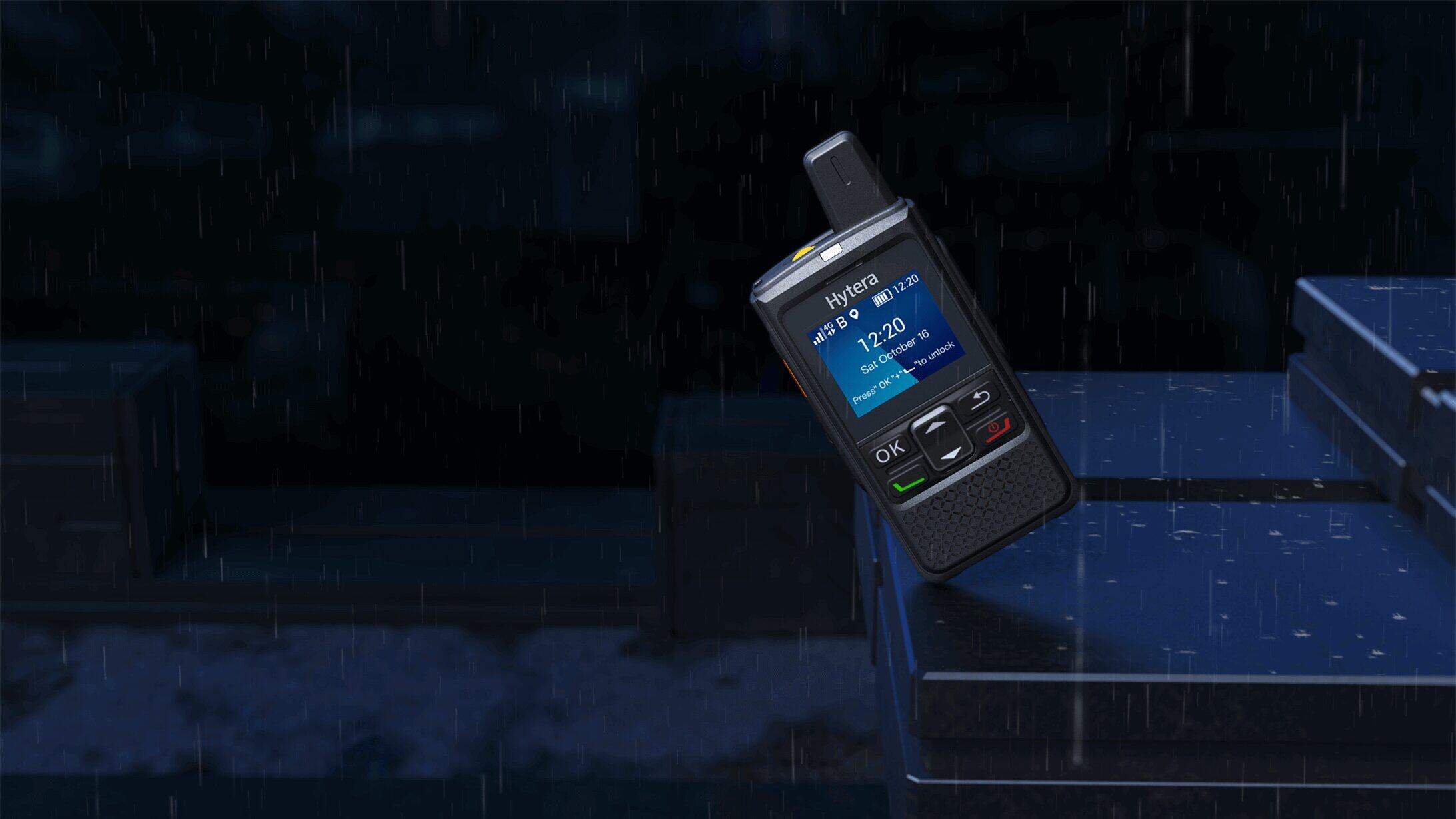 Radio digital de Hytera.