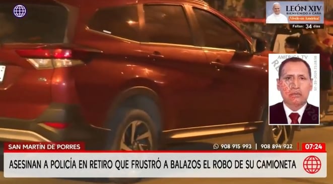 Policía retirado muere a balazos en SMP.