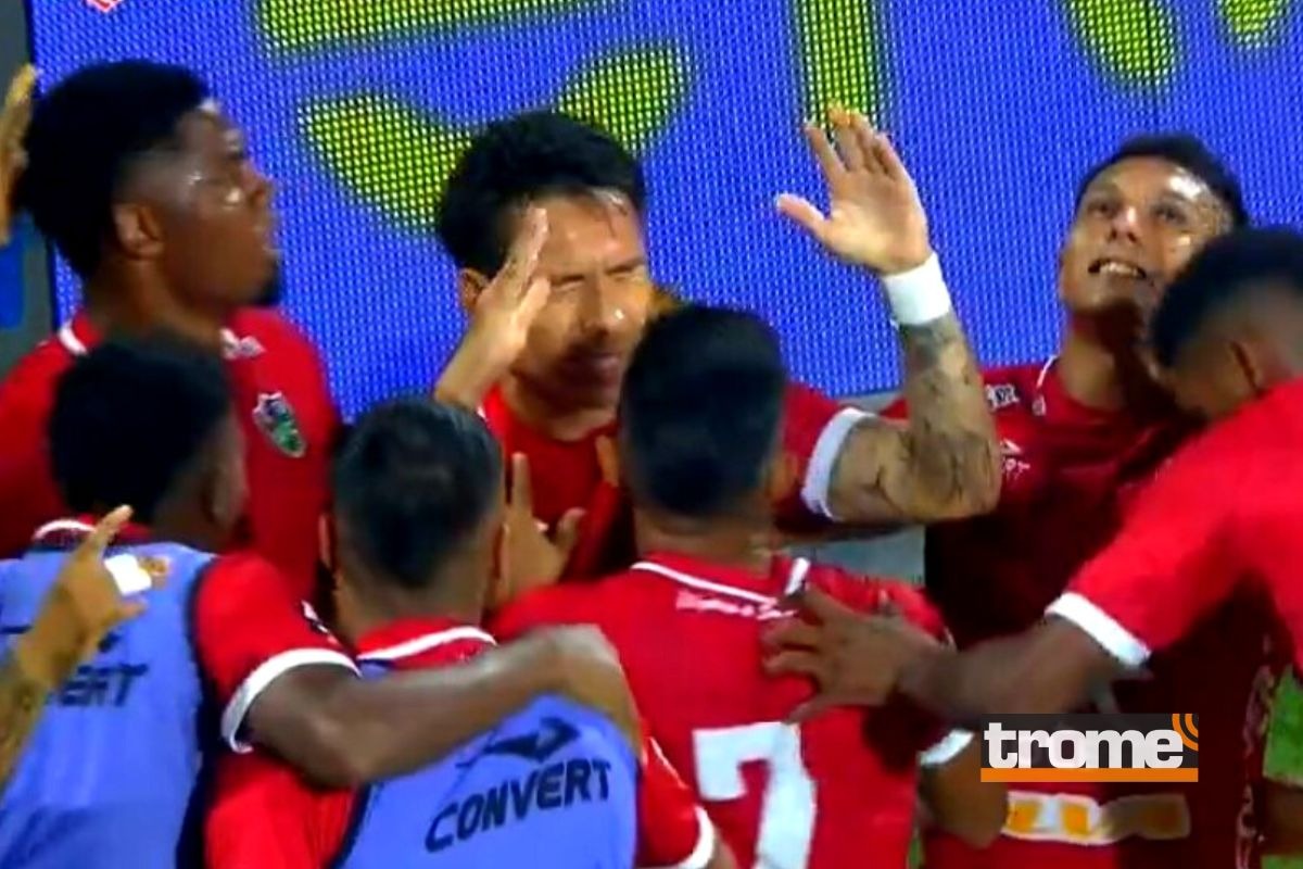 Óscar Barreto celebra 1-0 ante Alianza Lima (Foto: Liga1Max)