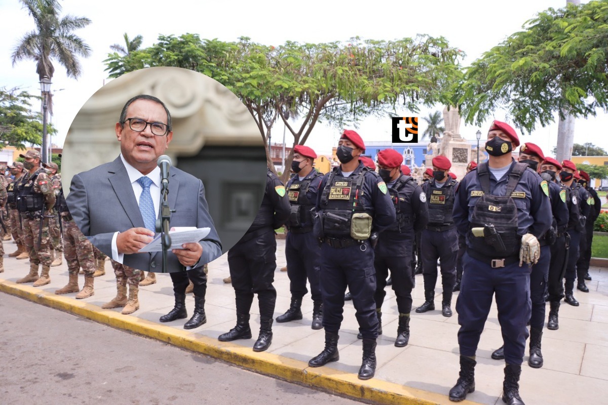 El primer ministro, Alberto Otárola, anunció el estado de emergencia por 60 días en Trujillo y Pataz.