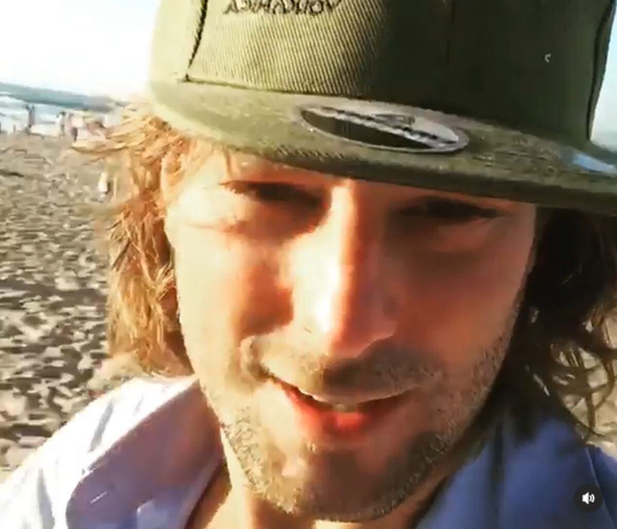 Un día en la playa del esposo de María Grazia Gamarra en enero de 2018 (Foto: Heinz Gildemeister / Instagram)