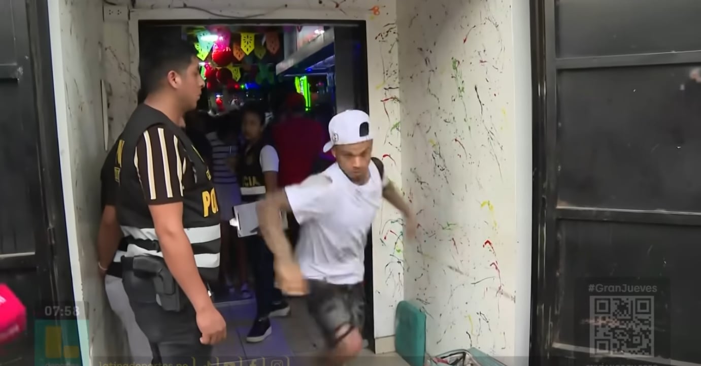 Requisitoriado intentó fugar tras intervención policial en 'búnker fiestero' en San Juan de Lurigancho.
