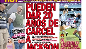 PUEDEN DAR 20 AÑOS DE CÁRCEL A JACKSON