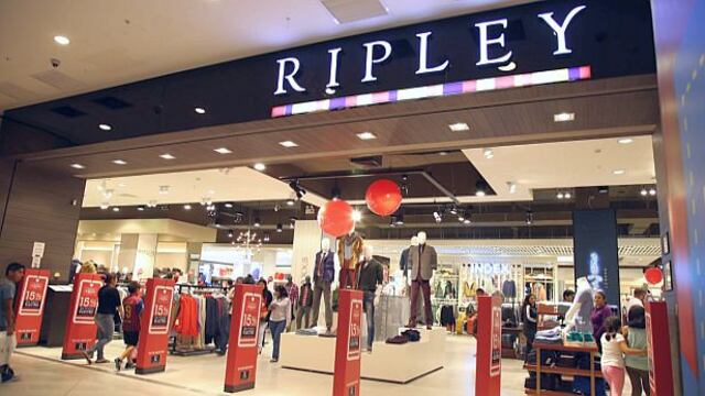 La cadena de tiendas por departamento Ripley tiene operaciones en Perú y Chile. Foto: Difusión)