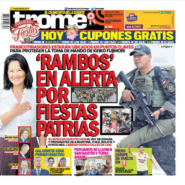 Portada Trome