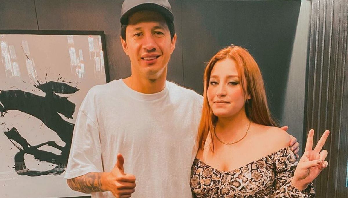 Prima de Gianluca Lapadula confirmó la noticia (Foto: @briroman.pe)