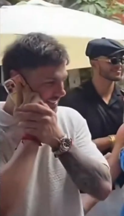 Nicola Porcella en la fiesta de Pro TV.