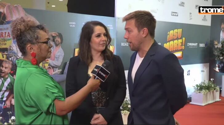 Yiddá Eslava y Julián Zucchi. (Foto: Trome).