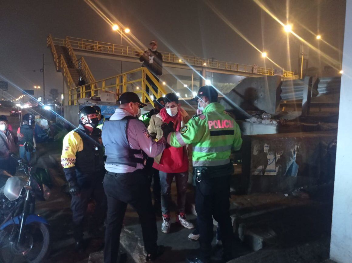 Los hermanos fueron llevados hasta la comisaría de Mateo Pumacahua (Difusión)