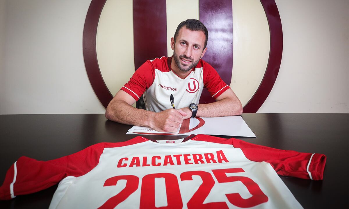 Universitario hizo contrato de tres años al volante Horacio Calcaterra