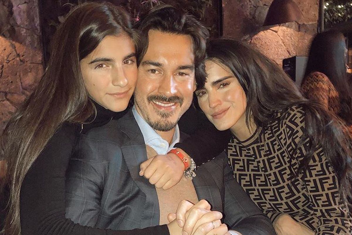 Fernando Schowenland y Bárbara de Regil, junto a la hija de la actriz (Foto: Instagram)