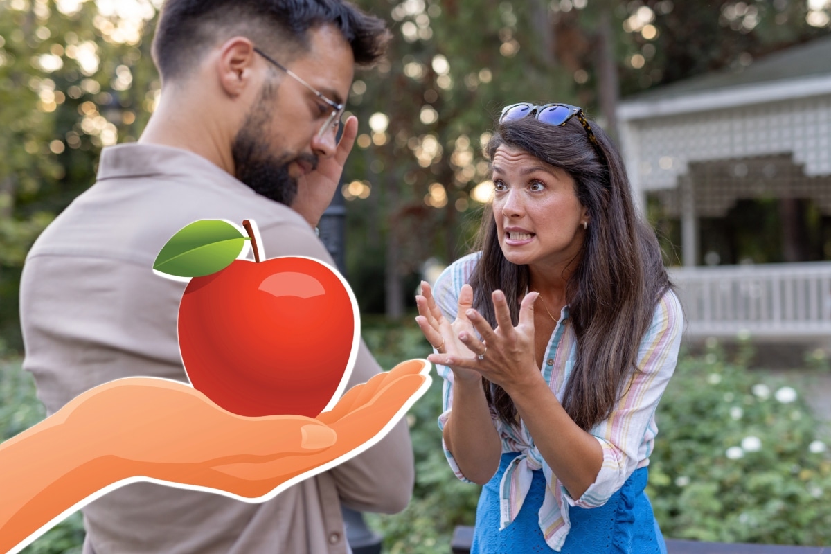 La famosa “manzana de la discordia” tiene su origen en un episodio de la mitología griega que terminaría ligado a la guerra de Troya. Foto: Composición / Istock.
