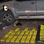 ¡Droga escondida hasta en las puertas! Incautan 84 paquetes de cocaína en camioneta que iba del Vraem a Huamanga