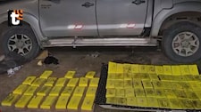 ¡Droga escondida hasta en las puertas! Incautan 84 paquetes de cocaína en camioneta que iba del Vraem a Huamanga