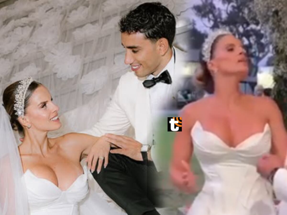 Alejandra Baigorria y Said Palao protagonizan incómoda situación en plena boda: ¿Se molestó con su esposo? | foto | video | farandula | ESPECTACULOS | TROME.COM