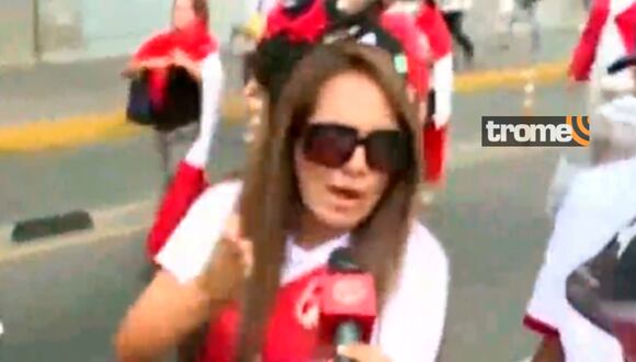 Manifestante pide la salida de Pedro Castillo en quechua