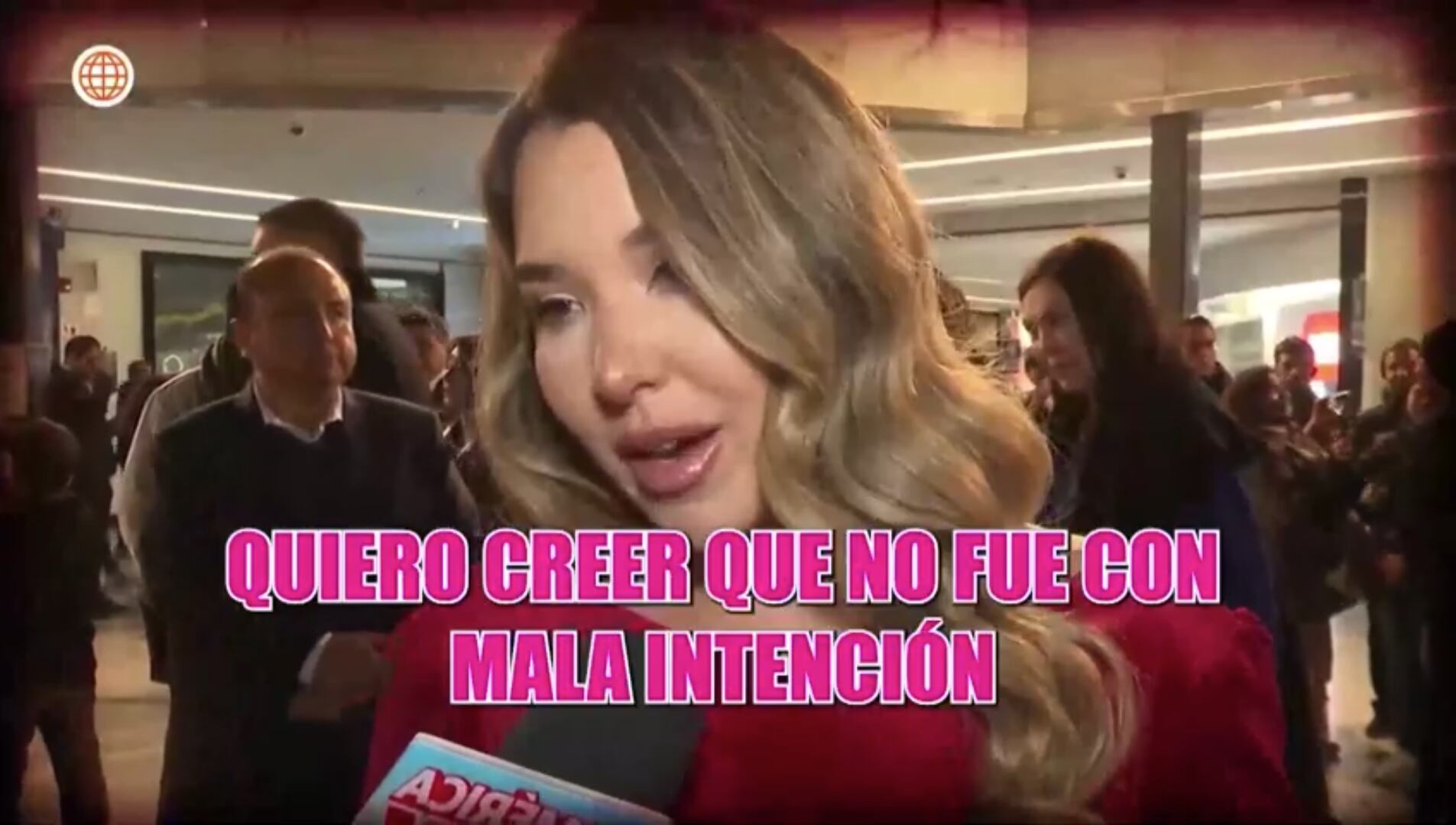 Actriz intenta minimizar polémica con el argentino. (Foto: América Hoy)