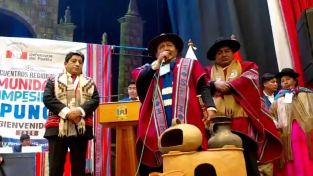 Defensor del Pueblo tuvo que retirarse de un evento con comunidades originarias de Puno tras incidentes