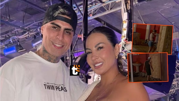 TROME- ¡La Granja se puso caliente! Pamela López y Paul Michael son captados entrando al mismo baño