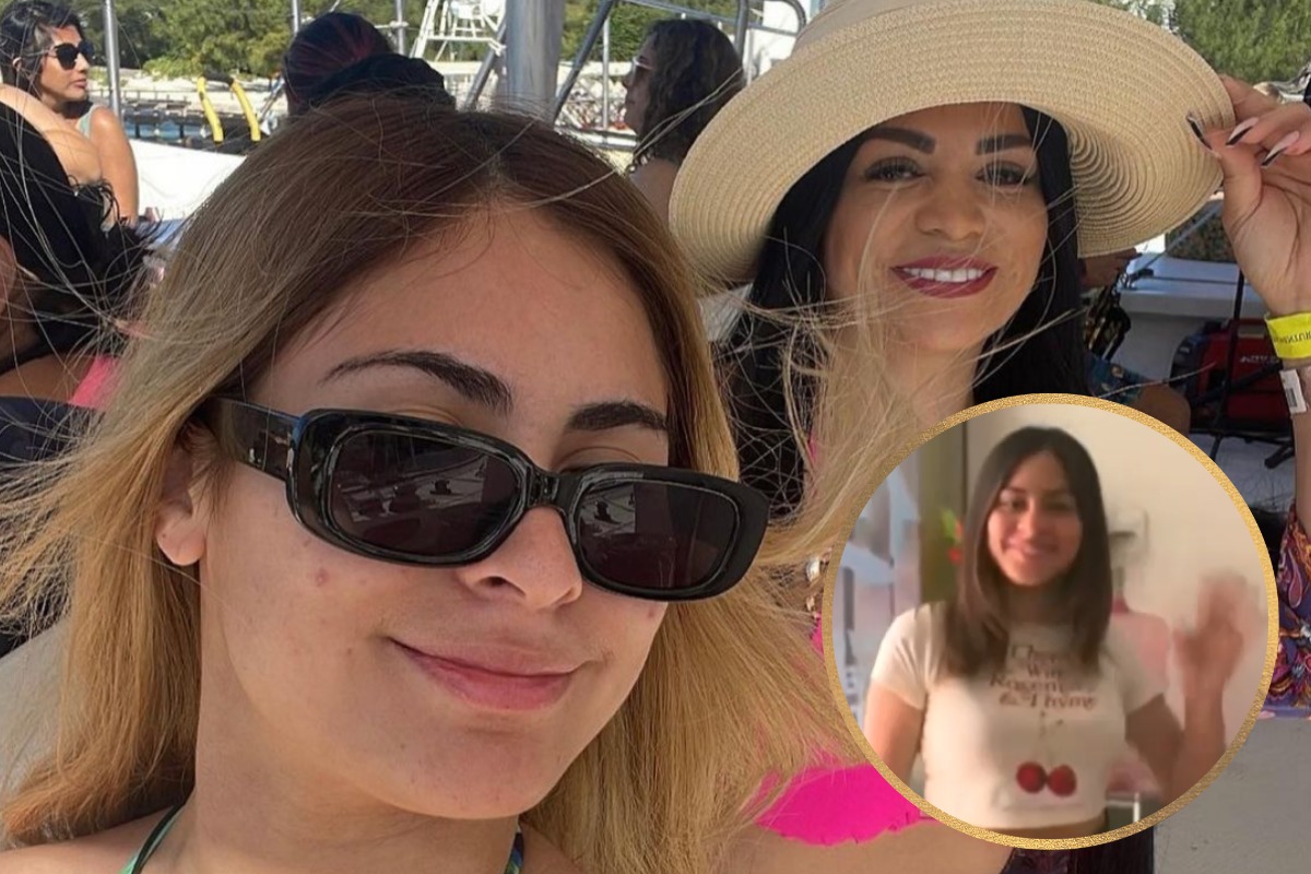 Leslie Moscoso y su hija Mayle