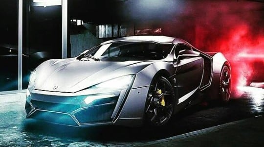 Así luce el super deportivo del actor que está tasado en más de 3.5 millones de dólares (Foto: Lykan Hyper Sport/Instagram)
