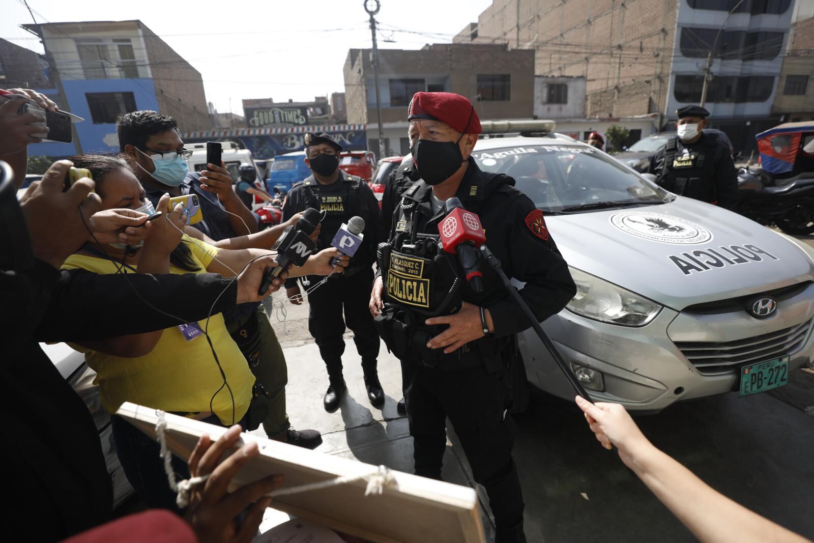 Intento de homicidio ocurrió en puesto de mercado de San Juan de Lurigancho. | Foto: Diana Marcelo
