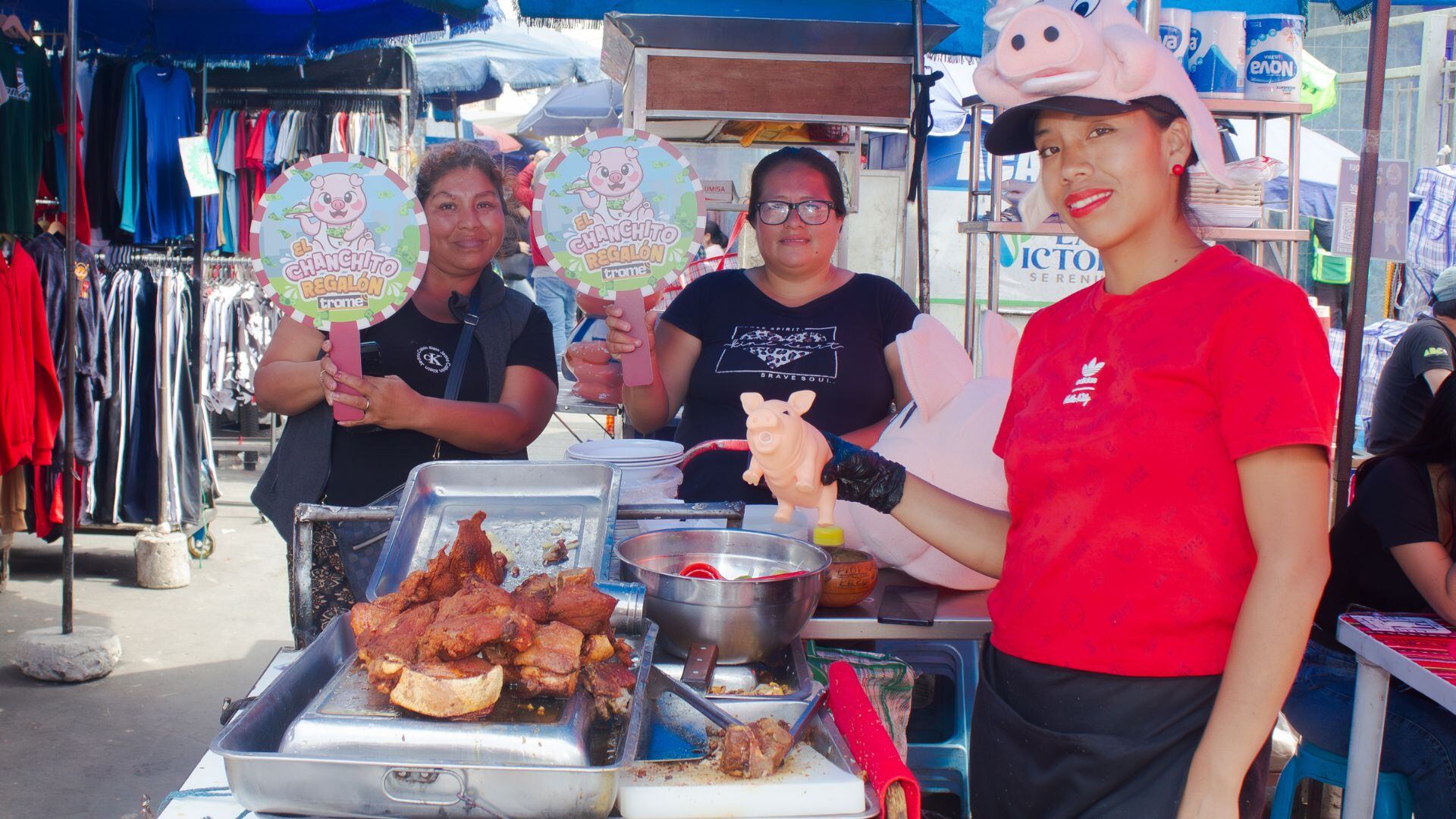 Comerciantes y clientes en Gamarra se apuntaron a promo del diario 'Papá'