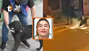 ¡Indignación en Ate! Mujer echa agua hirviendo a perrito por pararse frente a su local