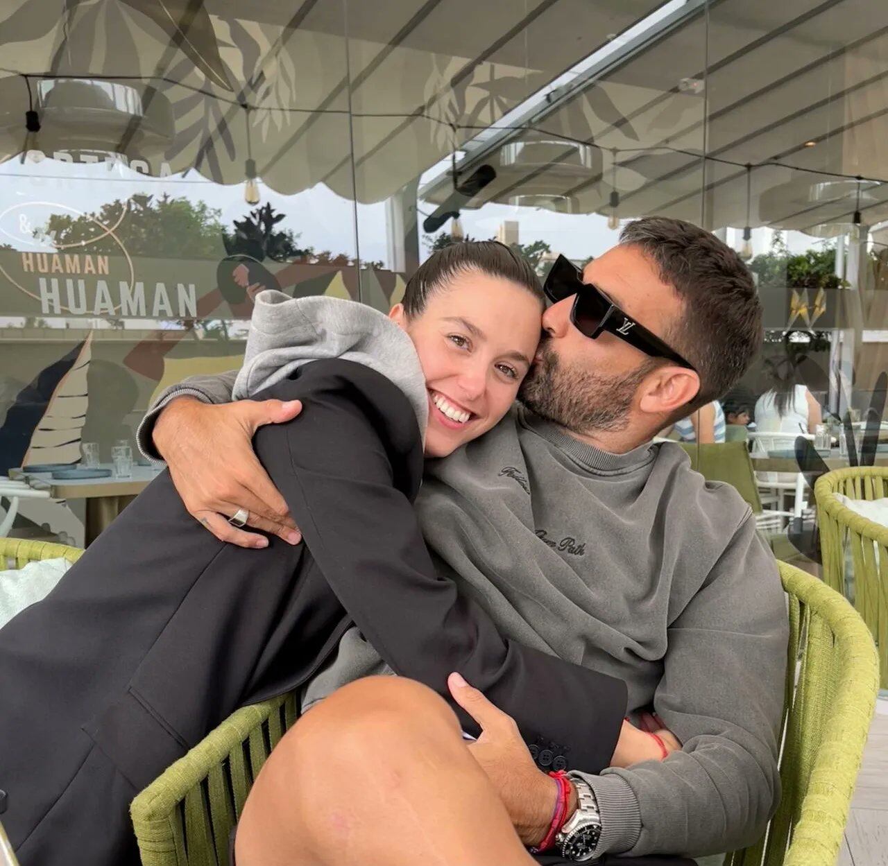 Martín Cauteruccio romántico junto a su esposa (Foto: @mcaute7)