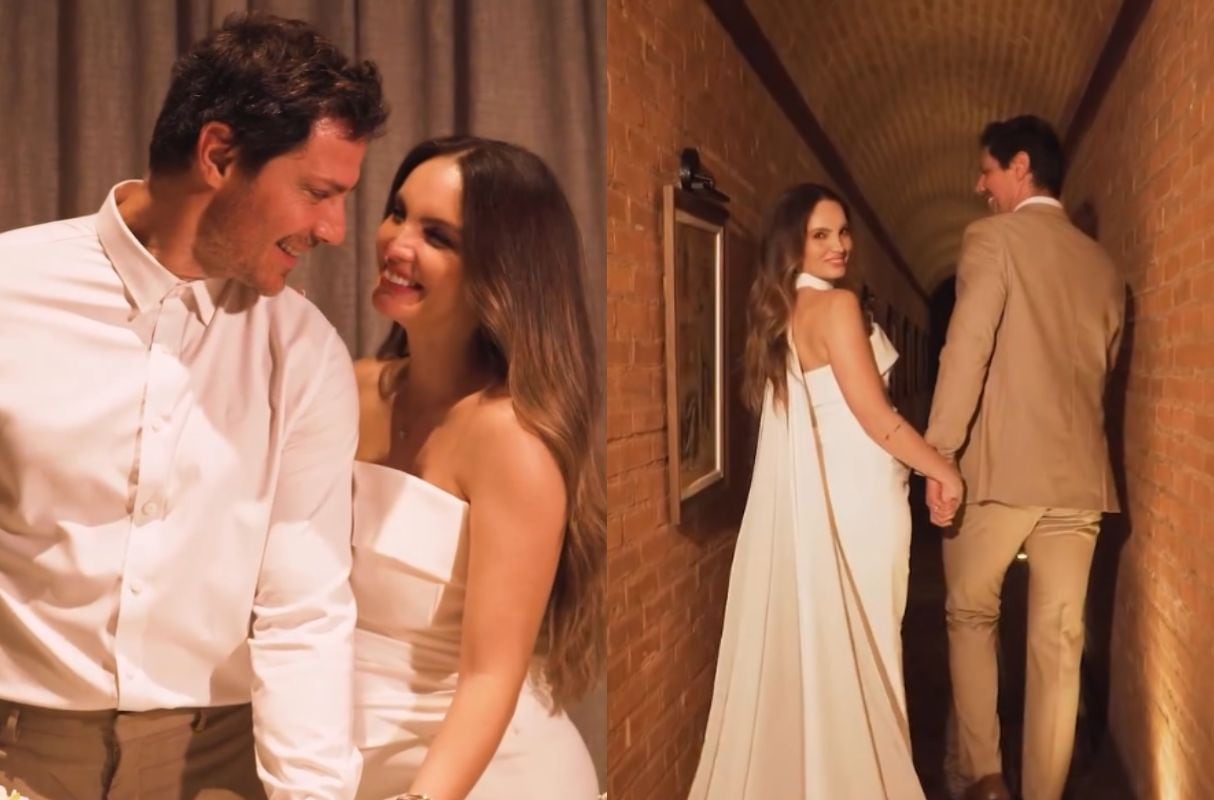 La influencer Carol Reali celebró su matrimonio civil con el empresario André Bankoff en una ceremonia íntima a la que asistieron amigos y familiares cercanos. (Foto: Captura de video de Instagram / @carolreali)