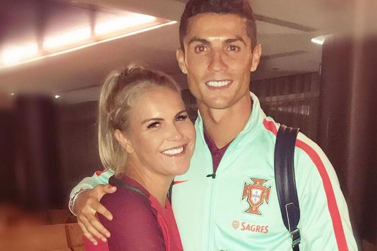 Katia Aveiro y Cristiano Ronaldo. (Foto: Instagram)